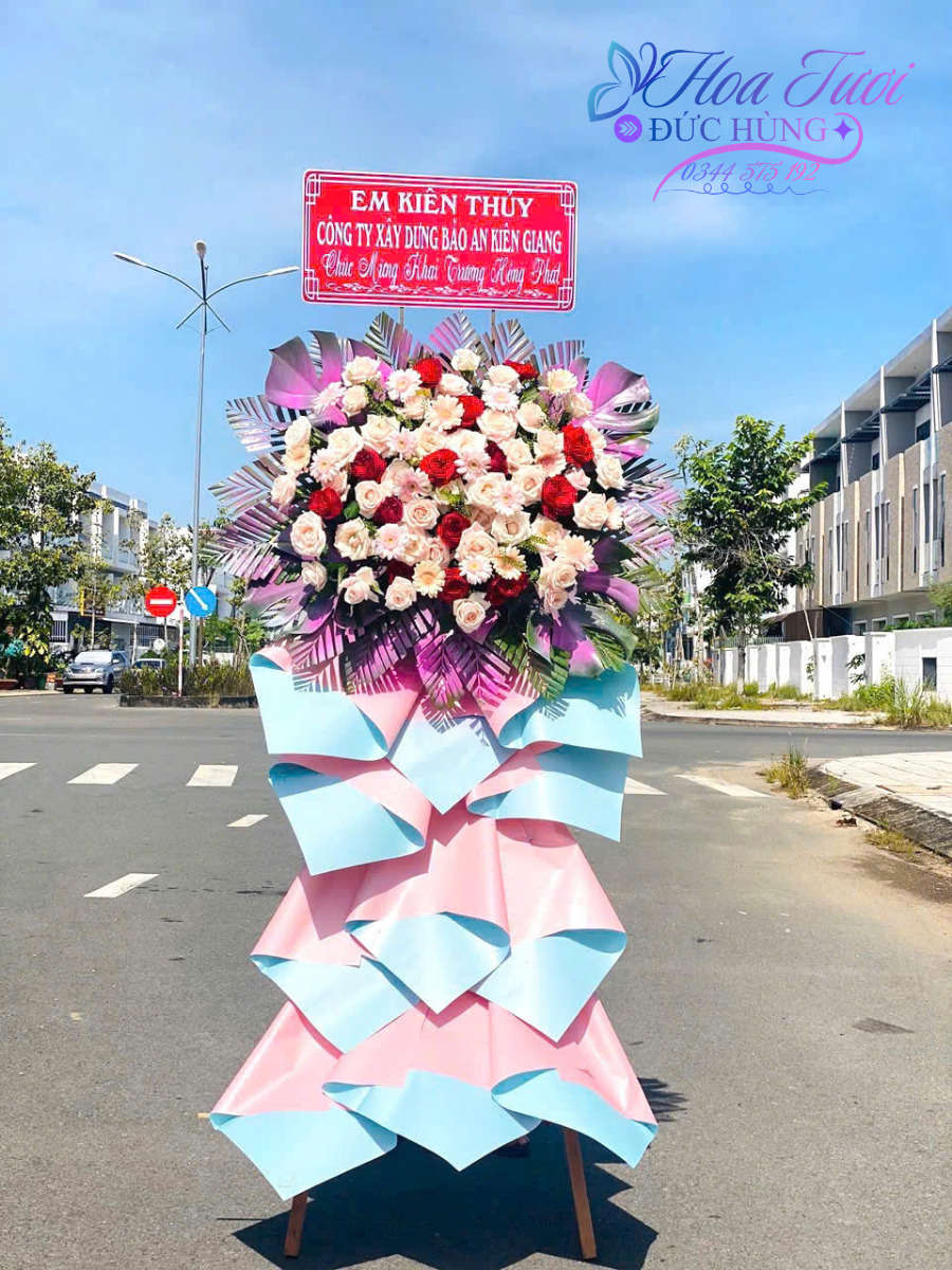 Kệ Hoa Chúc Mừng 016